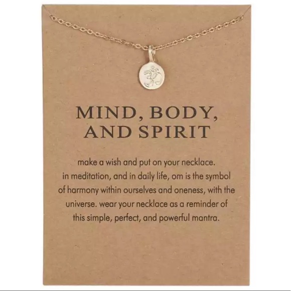 Jewelry - New Mind Body and Spirit Necklace